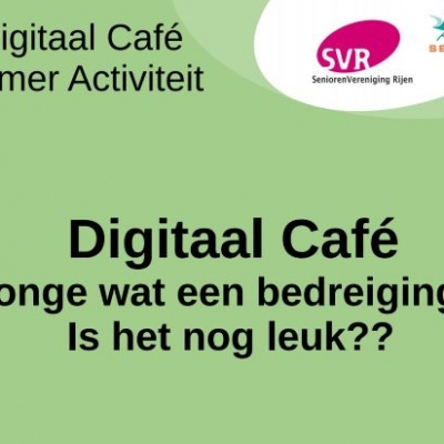 Veel informatie bij zomersessie Digitaal Cafe