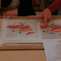 Foto's van de cursus Aquarelleren