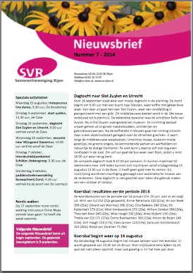 nieuwsbrief 2014 07