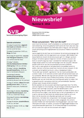 nieuwsbrief 2014 08