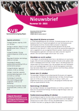 nieuwsbrief 2015 10