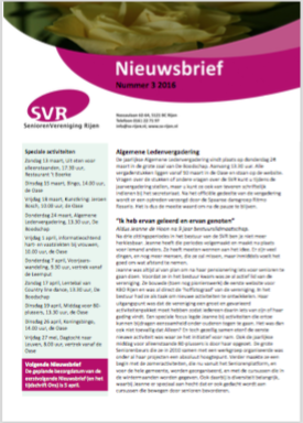 nieuwsbrief 2016 03