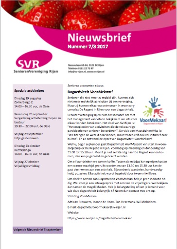 nieuwsbrief 2017 07-08