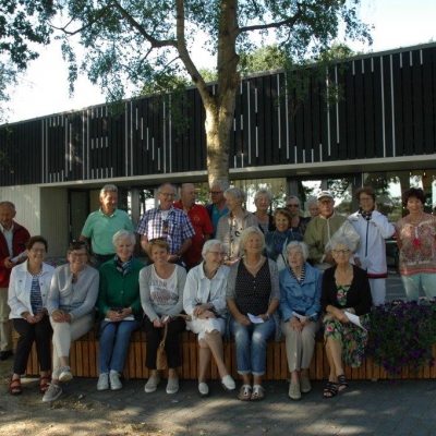 dsc 0008 - Sportgroep 50+ voor Den Butter op woensdagmorgen 11 juli 2018  voor het vertrek  voor de jaarlijkse fietstocht