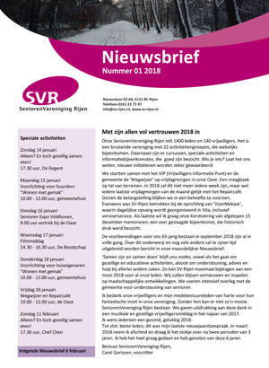 nieuwsbrief 2018 01