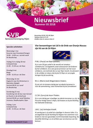 nieuwsbrief 2018 05