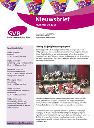 nieuwsbrief 2018 10