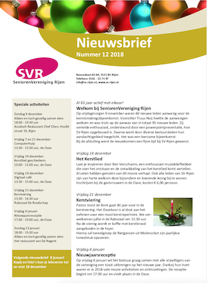 nieuwsbrief 2018 12