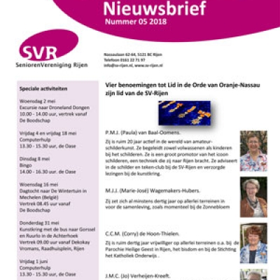 nieuwsbrief 2018 05 - 