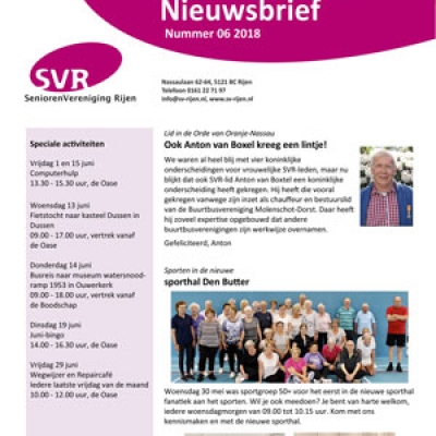 nieuwsbrief 2018 06 - 