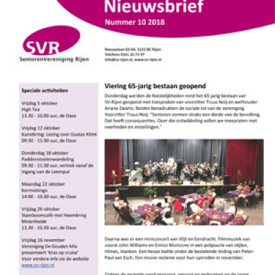 nieuwsbrief 2018 10 - 