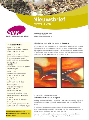 2019 05 nieuwsbrief