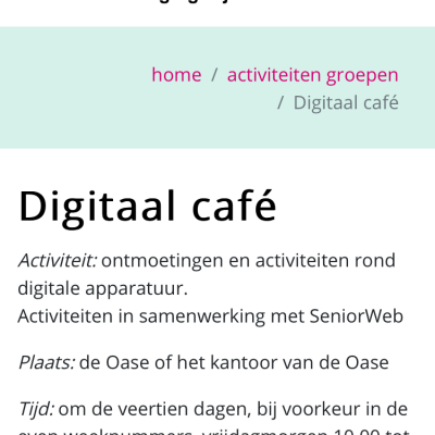 Wat vind ik allemaal op sv-rijen.nl?