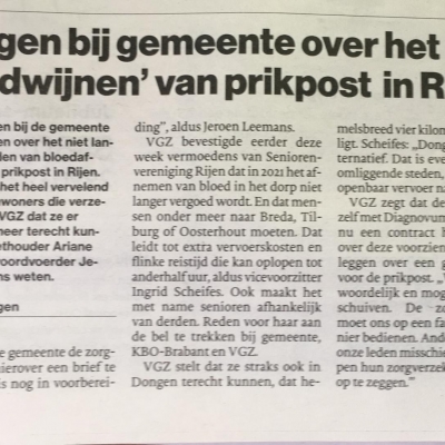 Prikpost Schepenstraat verboden voor VGZ-klanten