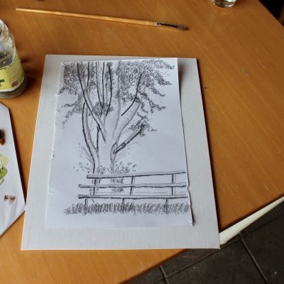 Zonnig Buitenatelier schilder- en tekengroep