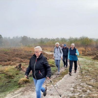 Nordic walkers gingen op Smokkelroute