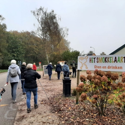 Nordic walkers gingen op Smokkelroute