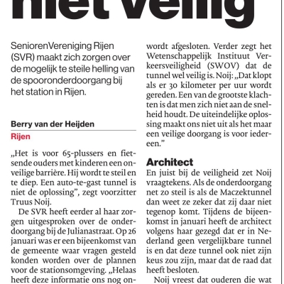 Spoorzone Rijen: verbinder of barrire?