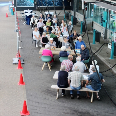 koffie op het stofzuigerplein - 