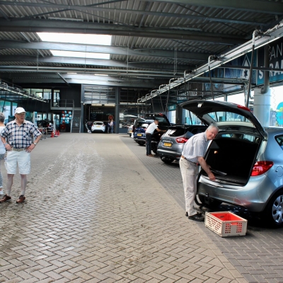 In de rij bij Carwash Rijen