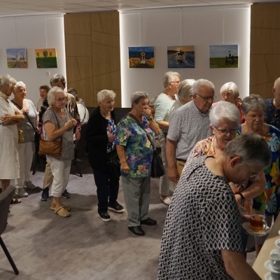 2023-09-15vrijwilligersdag - Tijdens de pauze koffie/thee in de Oase