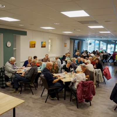 Kermisdrukte bij bingo