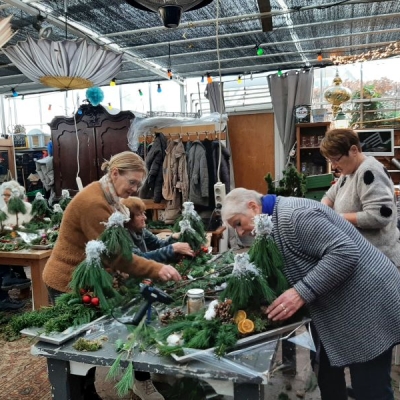 20231214 workshop bloemschikken Kerst - 