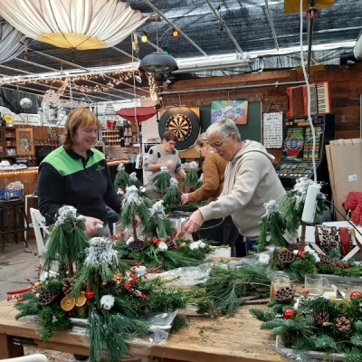 20231214 workshop bloemschikken Kerst - 