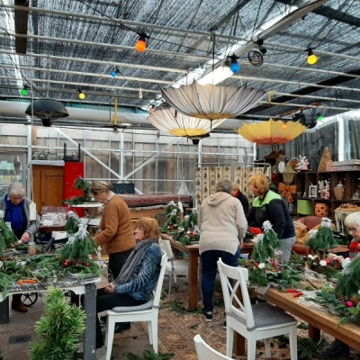 20231214 workshop bloemschikken Kerst - 