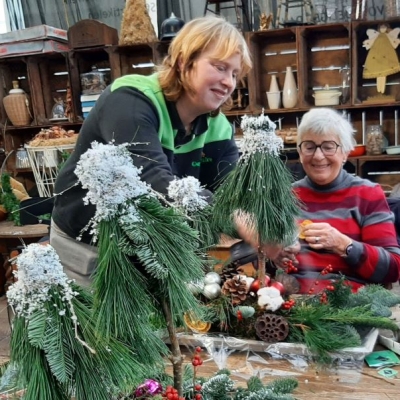 20231214 workshop bloemschikken Kerst - 