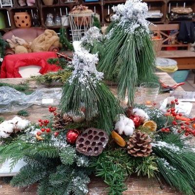 20231214 workshop bloemschikken Kerst - 