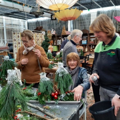 20231214 workshop bloemschikken Kerst - 