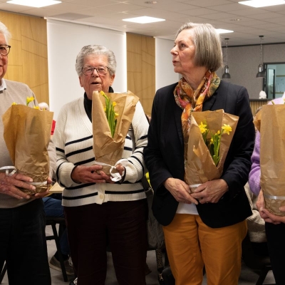 Kampioenen Paasbridgedrive in de bloemetjes gezet