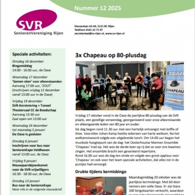 Digitale nieuwsbrief december 2025