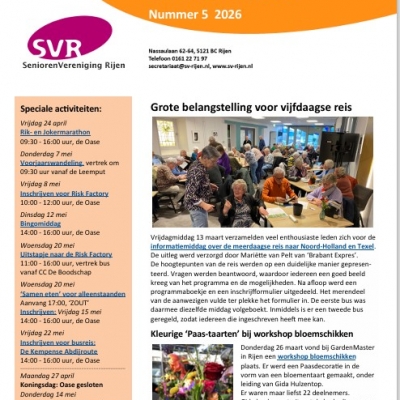 Digitale Nieuwsbrief mei 2026