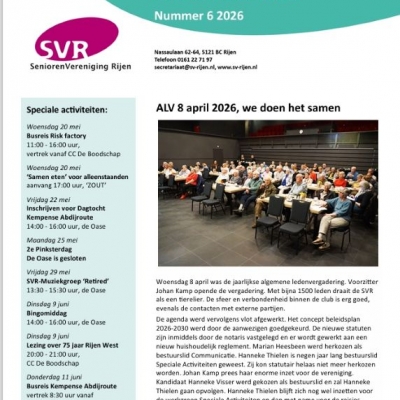 Digitale Nieuwsbrief juni 2026 online